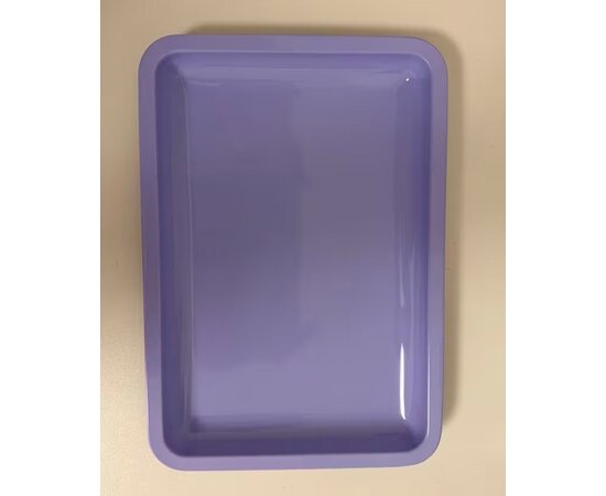 Изображение 3 Rectangular cosmetic tray metal 12.5x18 cm purple