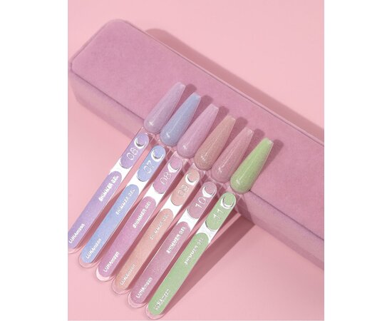 Изображение 4 Гель для наращивания LUNAMoon Shimmer Gel 08, 15 мл, Объем (мл, г): 15, Вариант: 08