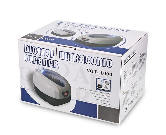 Изображение 13 Ultrasonic washer-sterilizer VGT 1000 750 ml 35 W