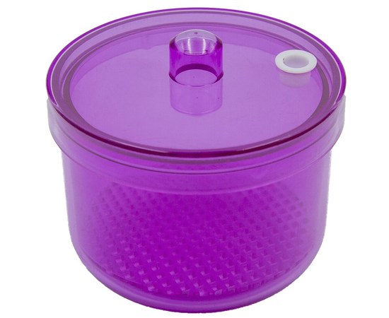 Изображение  Container for disinfection of nail cutters purple - 200 ml