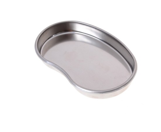 Изображение  Tray oval stainless steel for manicure supplies 21x14cm