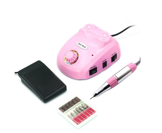 Зображення  Фрезер для манікюру Drill pro ZS 603 65 Вт 35 000 об, Рожевий, Колір фрезера: Рожевий, Колір: Рожевий
