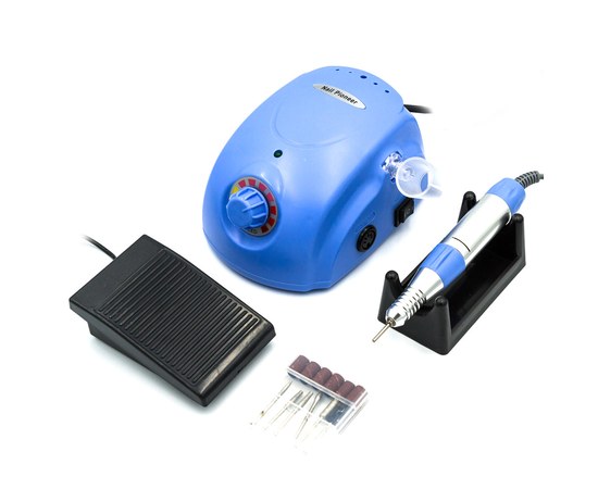 Изображение  Milling cutter for manicure DM 212 65 W 35 000 rpm, Blue, Router color: Blue, Color: Blue