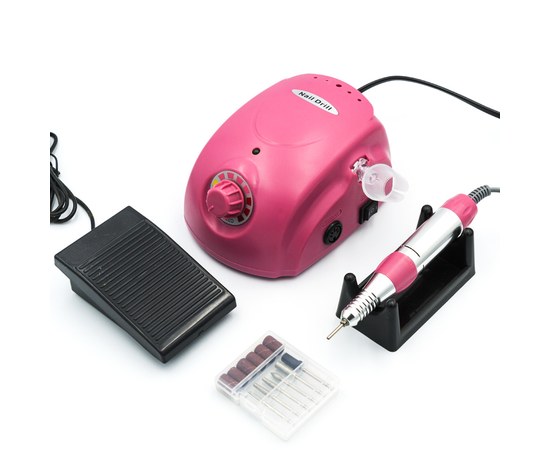 Изображение  Milling cutter for manicure DM 212 65 W 35 000 rpm, Pink, Router color: Pink, Color: Pink