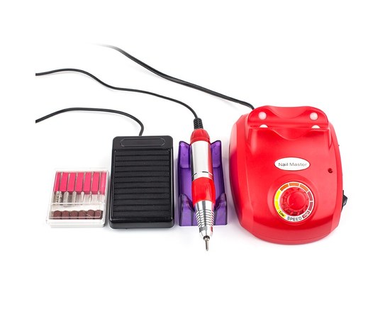 Зображення 4 Фрезер для манікюру Drill pro ZS 603 65 Вт 35 000 об, Червоний, Варіант: червоний