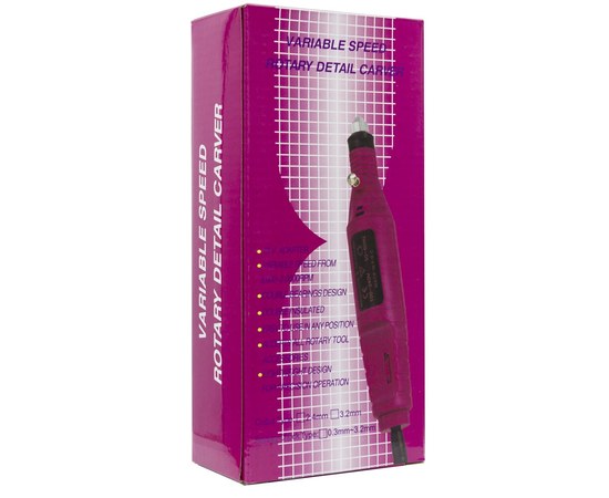 Изображение 4 Pen-milling for manicure 10 W 20 000 rpm, Red, Options: red