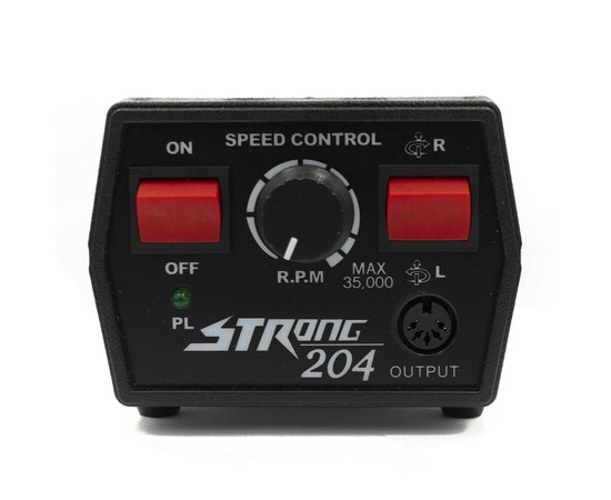 Изображение 2 Фрезер для маникюра Strong 204 Корея+Китай 65 Вт 35 000 об, ручка 105L