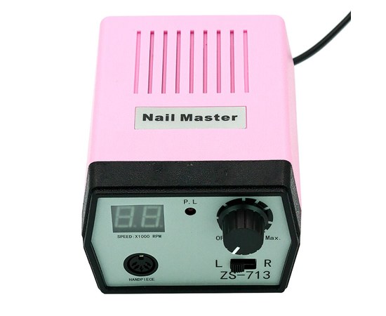 Изображение 3 Фрезер для маникюра Drill pro ZS 713 65 Вт 35 000 об, Розовый