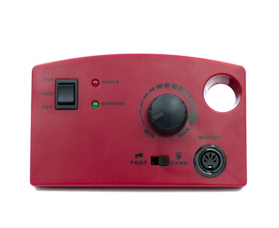 Изображение 6 Milling cutter for manicure Drill pro ZS 602 65 W 35 000 rpm, Red, Options: red