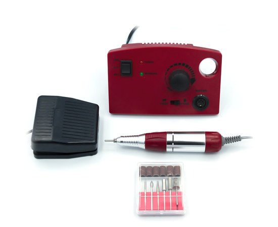 Изображение 5 Milling cutter for manicure Drill pro ZS 602 65 W 35 000 rpm, Red, Options: red