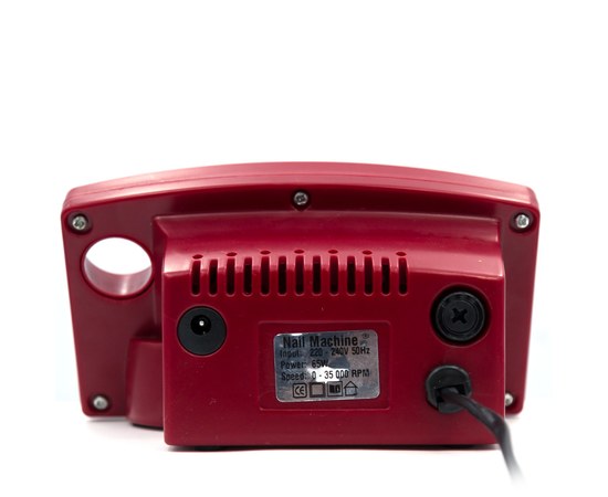 Изображение 8 Milling cutter for manicure Drill pro ZS 602 65 W 35 000 rpm, Red, Options: red