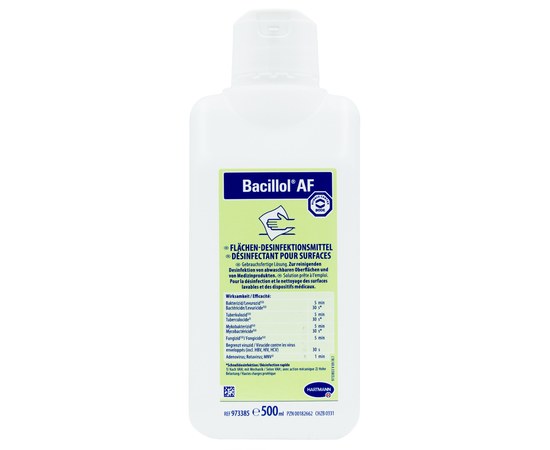 Изображение  Bacillol AF 500 ml - disinfectant for tools and surfaces
