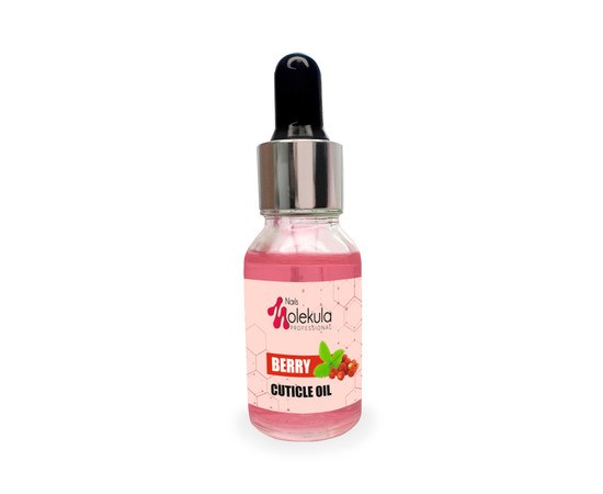 Изображение  Cuticle oil Nails Molekula 15 ml, strawberry, Aroma: strawberries