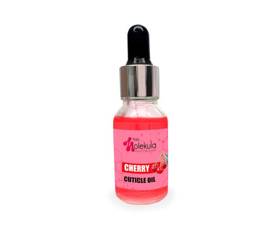 Изображение  Cuticle oil Nails Molekula 15 ml, cherry, Aroma: Cherry