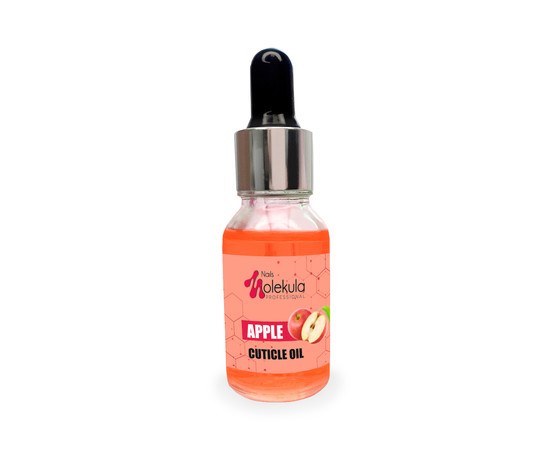 Изображение  Cuticle oil Nails Molekula 15 ml, apple, Aroma: Apple