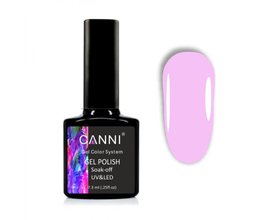 Изображение  Gel polish CANNI 1023 pink iris, 7.3 ml, Volume (ml, g): 44992, Color No.: 1023