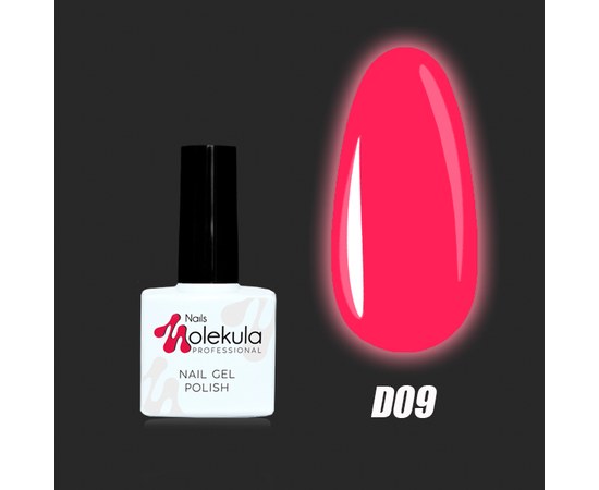 Изображение  Гель-лак Nails Molekula Gel Polish DISCO collection 11 мл №D09 (Berghain), Объем (мл, г): 11, Цвет №: D09