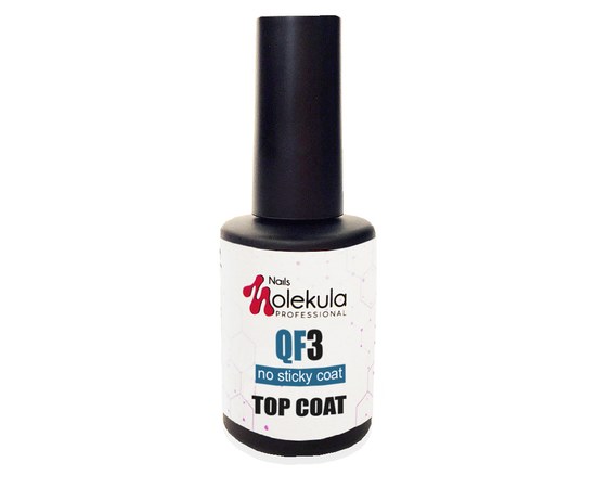 Изображение  Top without sticky layer Nails Molekula Top QF3 12 ml