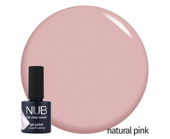 Зображення  Гель-лак NUB Maybe French Natural Pink 11,8 мл, натуральний рожевий, Цвет №: Natural Pink