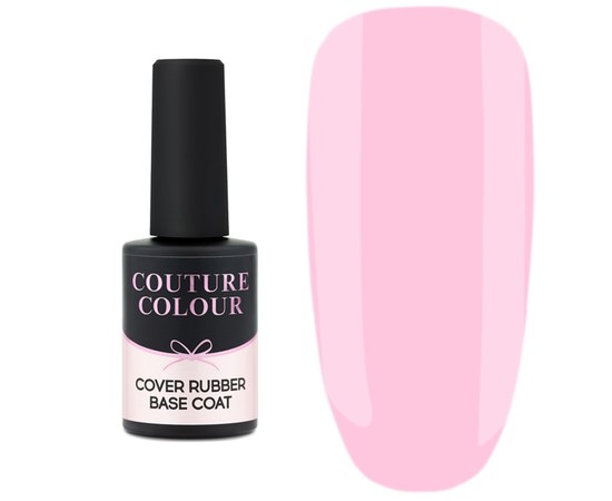 Изображение  Camouflage rubber base for gel polish Couture Color Cover Rubber Base Coat 03, 9 ml, Color No.: 3