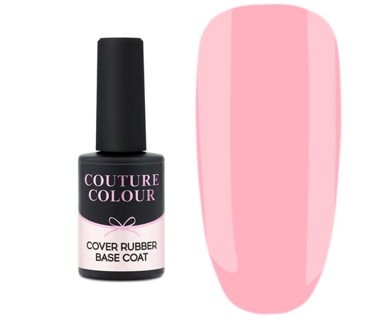 Изображение  Camouflage rubber base for gel polish Couture Color Cover Rubber Base Coat 07, 9 ml, Color No.: 7