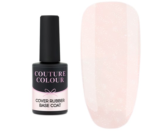 Изображение  Camouflage rubber base for gel polish Couture Color Cover Rubber Base Coat 08, 9 ml, Color No.: 8