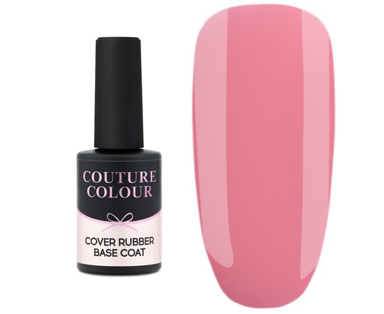 Изображение  Camouflage rubber base for gel polish Couture Color Cover Rubber Base Coat 14, 9 ml, Color No.: 14
