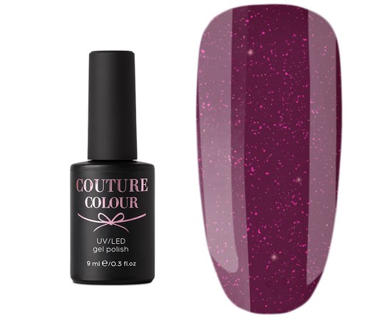 Изображение  Couture Color 029 Gel Polish, smoky purple with pink shimmers, 9 ml, Color No.: 29
