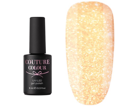 Изображение  Gel polish Couture Color 061, gold with shimmer, 9 ml, Color No.: 61