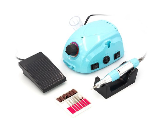 Изображение  Milling cutter for manicure DM 212 65 W 35 000 rpm, Turquoise, Router color: Turquoise, Color: Turquoise