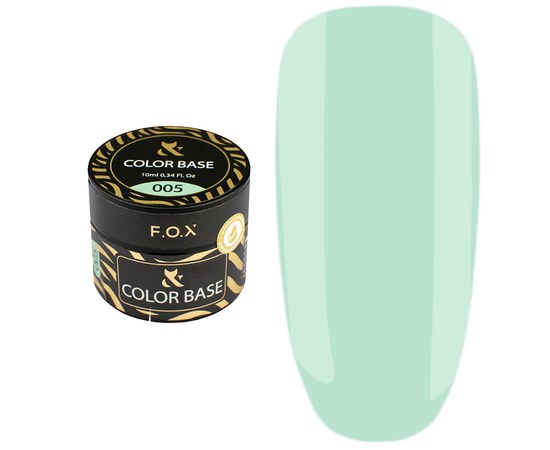 Изображение  Color base FOX Color Base 10 ml №005 pale turquoise, Color No.: 5