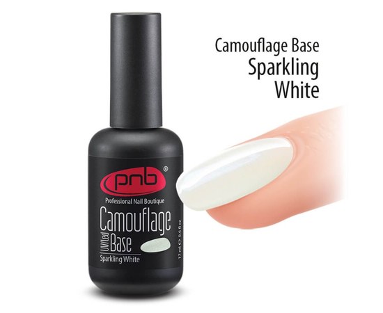 Изображение  Camouflage base PNB 4 ml, sparkling white, Volume (ml, g): 4, Color No.: white