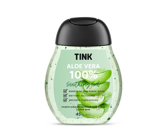 Изображение  Soothing face and body gel Tink 45 ml, with aloe, Volume (ml, g): 45
