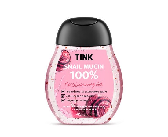 Изображение  Moisturizing gel for face and body Tink 45 ml, with snail, Volume (ml, g): 45