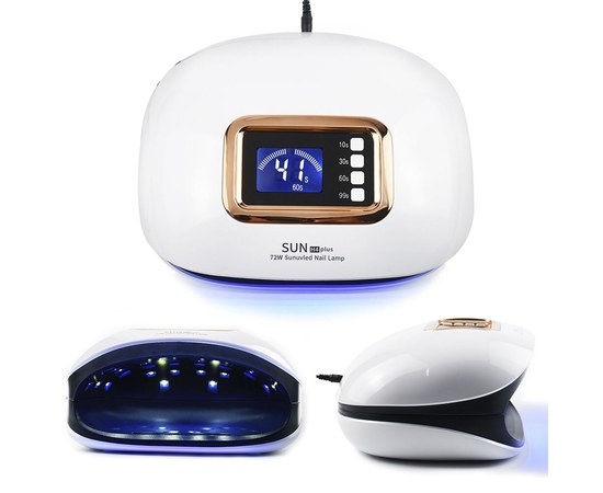Зображення 12 Лампа для нігтів і шелаку SUN 4h Plus UV + LED 72 Вт