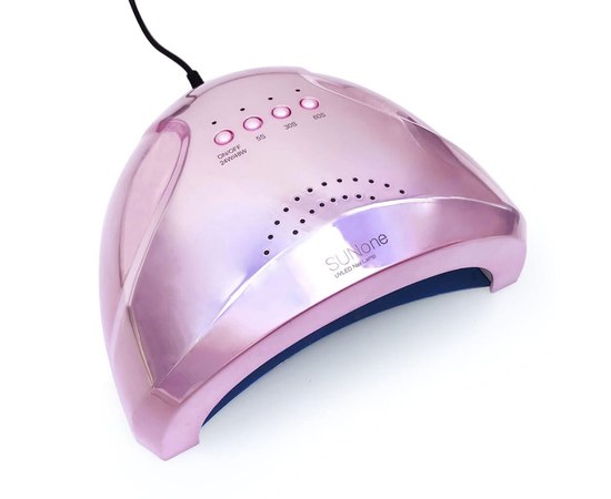Изображение 8 Лампа для ногтей и шеллака SUN One 1 UV+LED 48 Вт, Розовая перламутровая