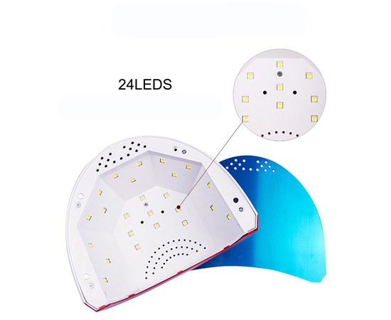 Изображение 5 Лампа для ногтей и шеллака SUN 1s UV+LED на 48/24 Вт, Белая