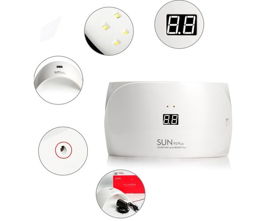 Зображення 7 Лампа для нігтів і шелаку SUN 9s Plus UV + LED 36 Вт