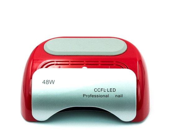Изображение 10 Лампа для ногтей и шеллака Professional Nail CCFL+LED 48 Вт, Красная
