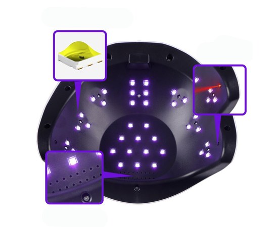 Изображение 8 Лампа для ногтей и шеллака SUN BQ6T UV+LED 108 Вт