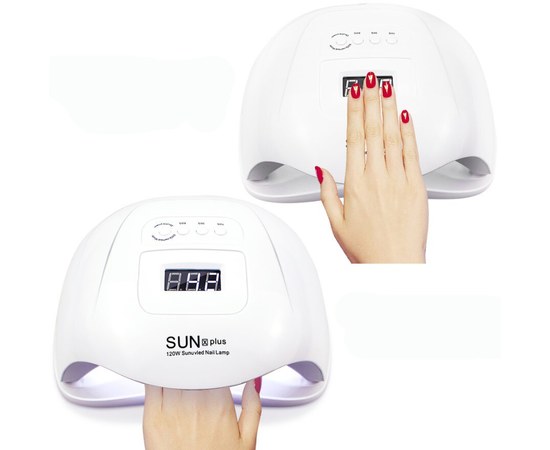 Изображение 8 Лампа для ногтей и шеллака SUN X Plus UV+LED 120 Вт