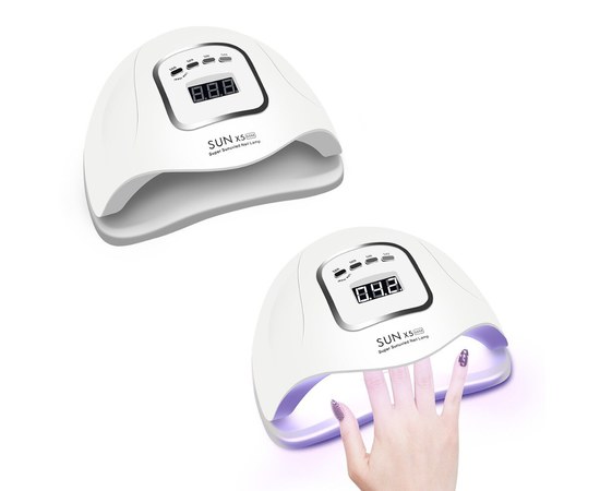 Изображение 9 Lamp for nails and shellac SUN 5x Max UV+LED 80 W, White