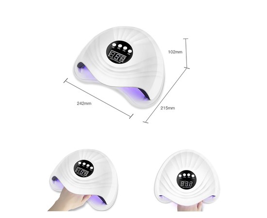 Изображение 10 Lamp for nails and shellac SUN 5x Plus UV+LED 108 W, White
