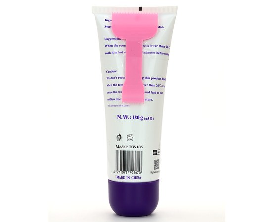 Изображение 2 Холодный воск 180 г в тюбике для депиляции Konsung Cold Wax, Aloe Vera