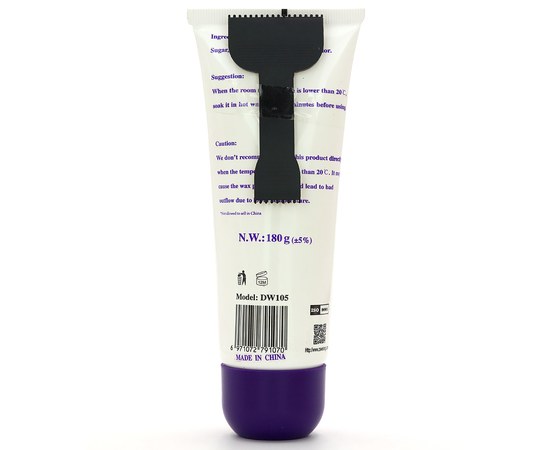 Изображение 2 Холодный воск 180 г в тюбике для депиляции Konsung Cold Wax, Crystal