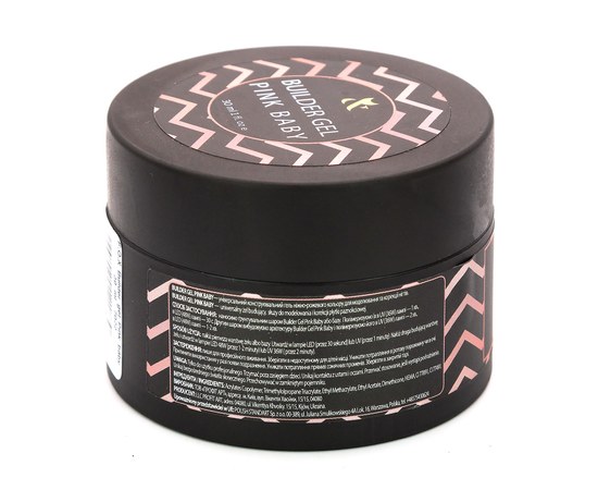 Изображение 2 Моделирующий гель для ногтей F.O.X Builder Gel Pink Baby, 30 мл, Объем (мл, г): 30