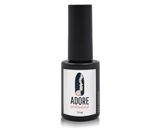 Изображение  Rubber top for gel polish with a sticky layer Adore Professional 7.5 ml