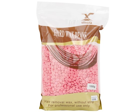 Изображение  Wax 1 kg in granules for depilation Hard Wax Beans, pink