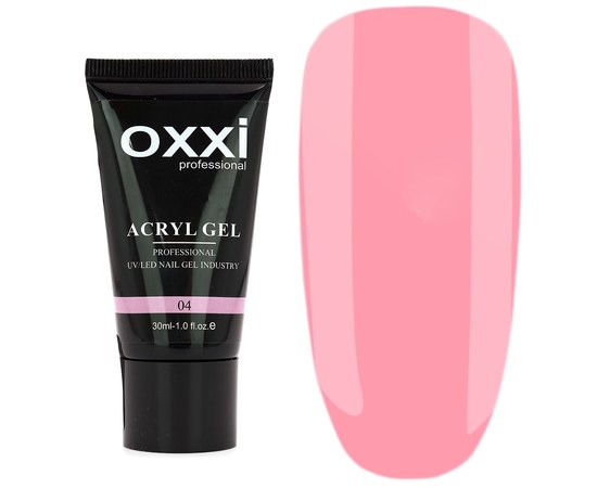 Изображение  Oxxi Professional Acryl Gel 30 ml, № 04, Volume (ml, g): 30, Color No.: 4