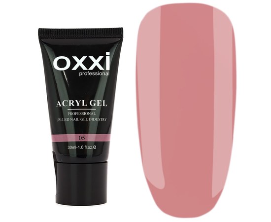 Изображение  Oxxi Professional Acryl Gel 30 ml, No. 05, Volume (ml, g): 30, Color No.: 5